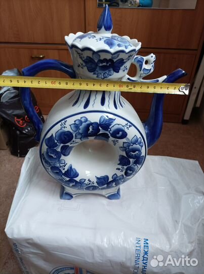 Кувшин -Квасник.Гжель