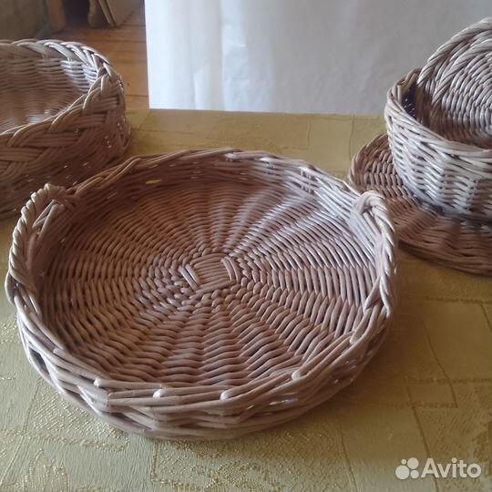 Большой плетёный набор для кухни