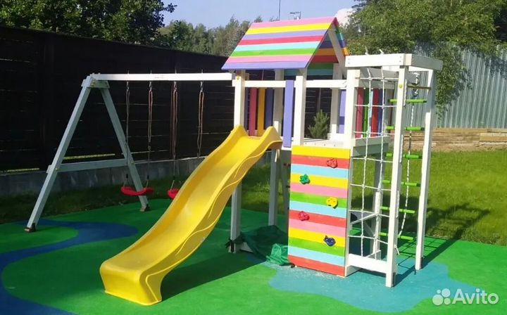 Детский комплекс с горкой
