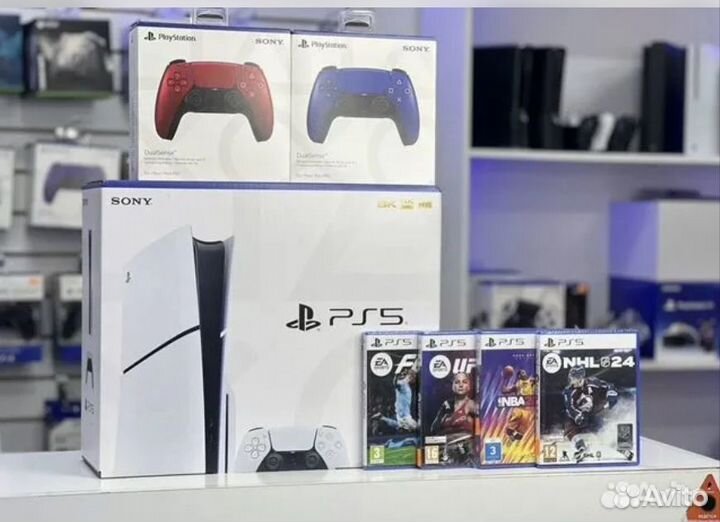 Sony playstation 5 slim с дисководом