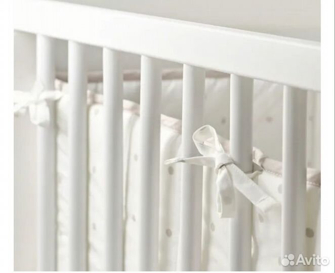 Мягкий бортик в детскую кроватку Ленаст (Икеа)