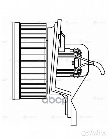 Э/вентилятор отоп. LFH2021 luzar