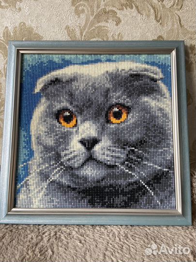 Готовая вышивка крестом и алмазная мозаика