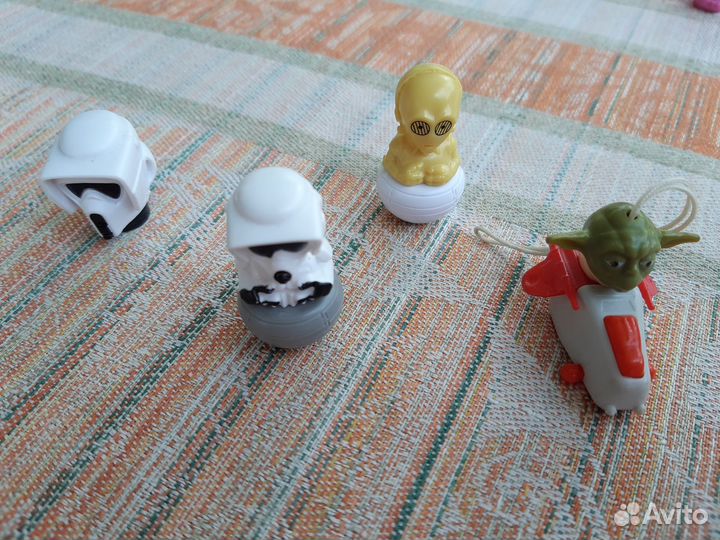 Тролли, киндер сюрприз, миньоны, звёздные войны