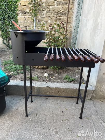 Комплект мангал и печь под казан в наличии