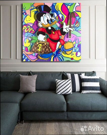 Картина на холсте Скрудж Макдак