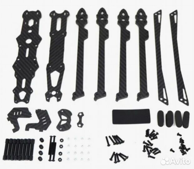 Рама FPV 10, 7 дюймов карбон