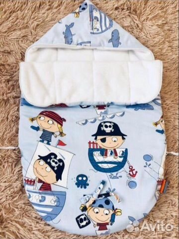 Конверт в коляску или автокресло, с флисом