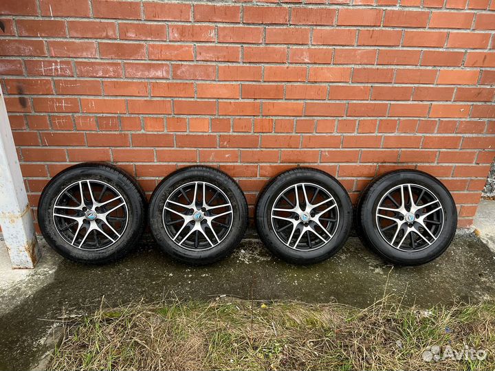 Литые диски r15, шины перели лето