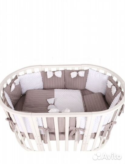 Комплект бортиков и постельного белья AmaroBaby