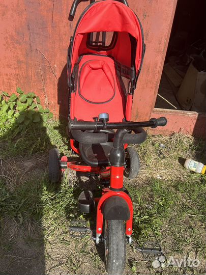 Велосипед с родительской ручкой