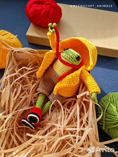 Вязаные игрушки ручной работы