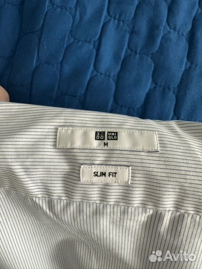 Рубашка мужская белая uniqlo Размер М