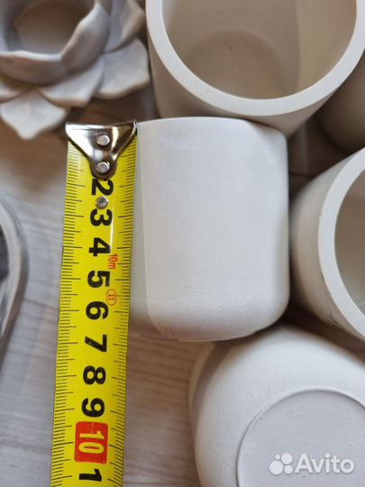 Стаканы из гипса