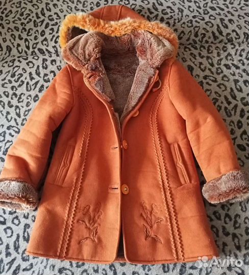 Дубленка на девочку