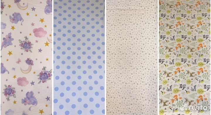 Простынь на резинке 120 60 бу