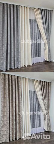 Шторы Комплект мрамор 3м на 2,75