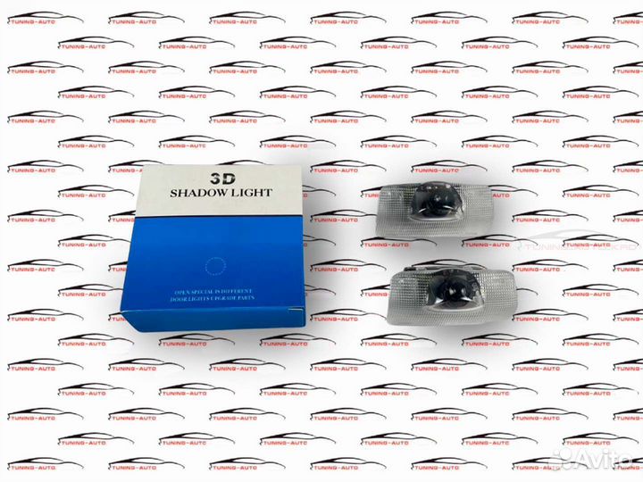 Проекция логотипа executive на двери toyota LC 200