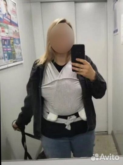 Слинг шарф тканный