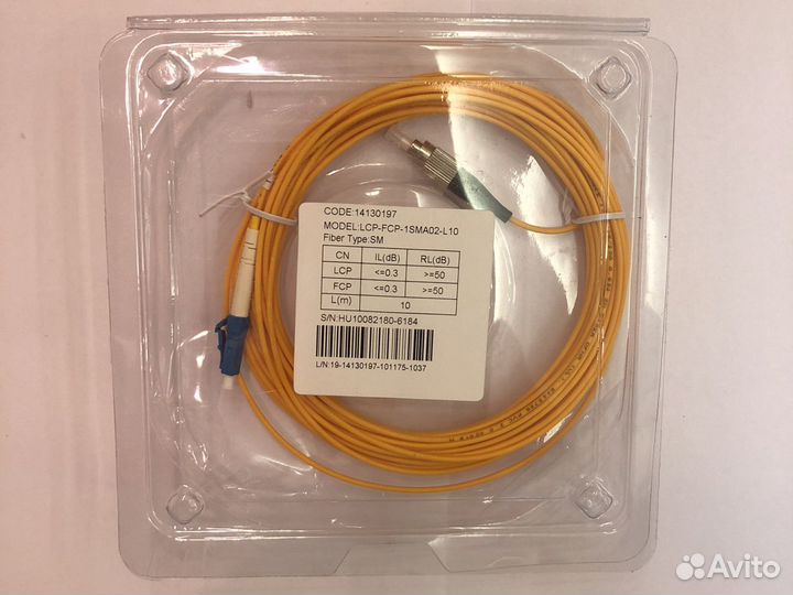 Патч корды оптические Huawei LC-FC 3,5,10,20,30м ц