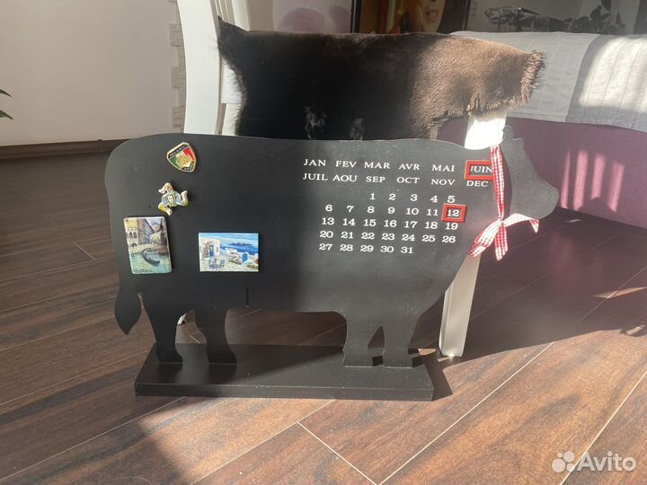 Декаративный календарь, декор для дома