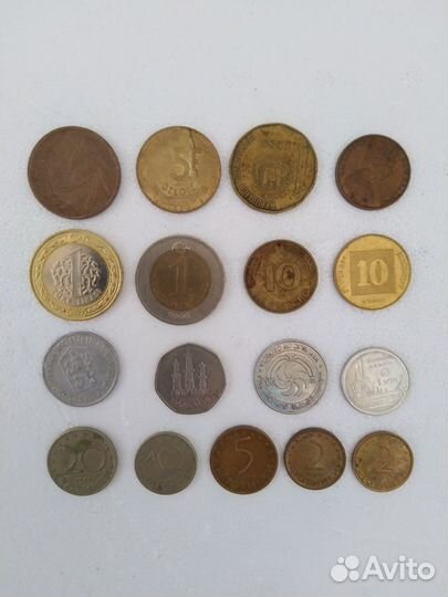 Монеты разных стран, одним лотом