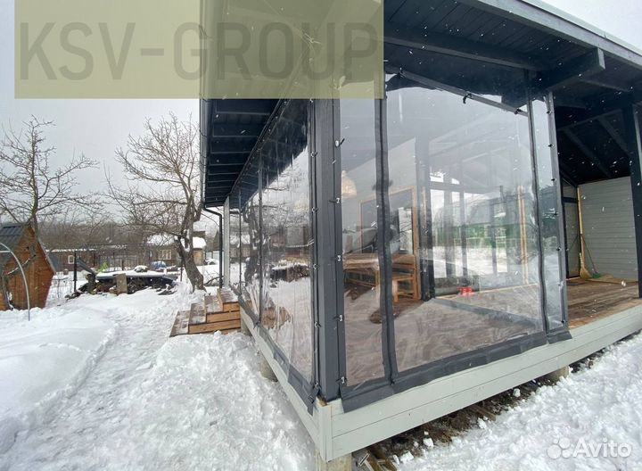 Мягкие окна на террасу