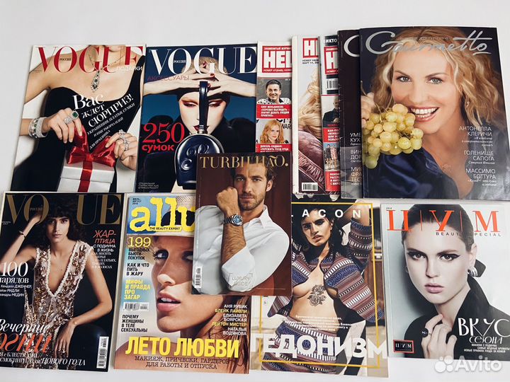 Журналы (любой 50) Vogue Allure Hello Цум