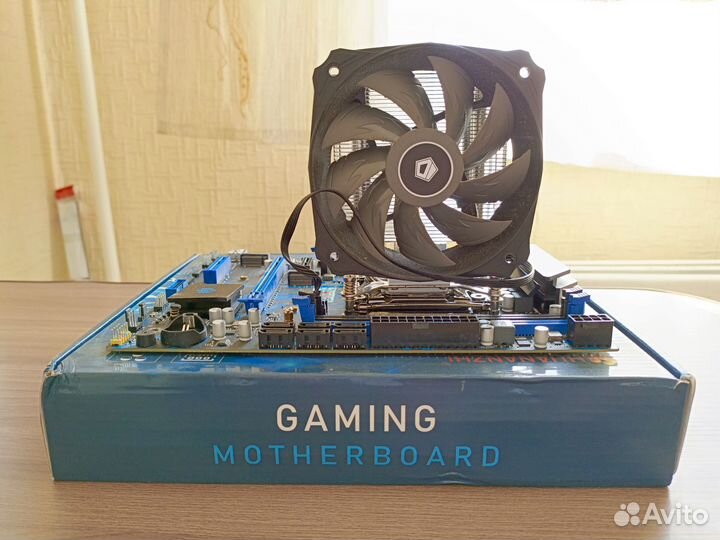 Huananzhi x99 qd4 + Xeon 2640v3 + кулер