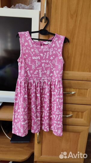 Платье трикотажное на девочку 122