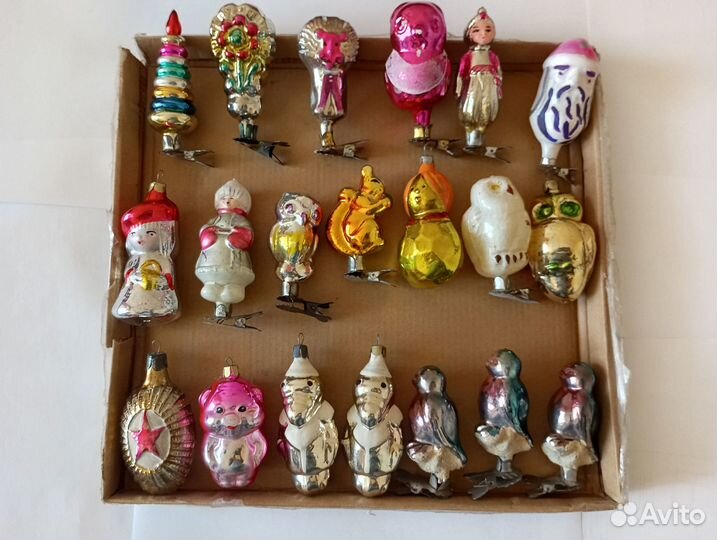 Елочные игрушки СССР
