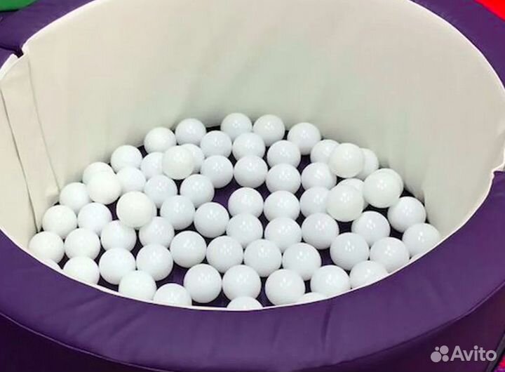 Мячики пластиковые для игр в сухих бассейнах