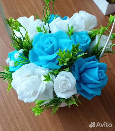 Букет цветов из мыла