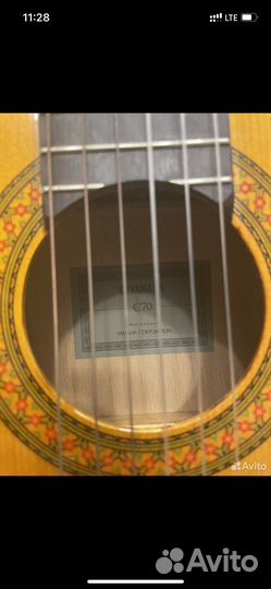 Классическая гитара yamaha c70