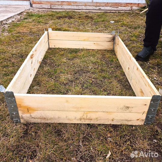 Грядки из дерева