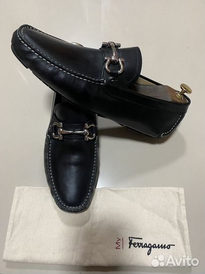 Лоферы мокасины salvatore ferragamo italy