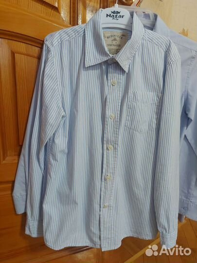 Рубашки школьные на мальчика 122-128