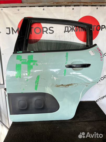 Задняя дверь левая Citroen C3 3 поколение