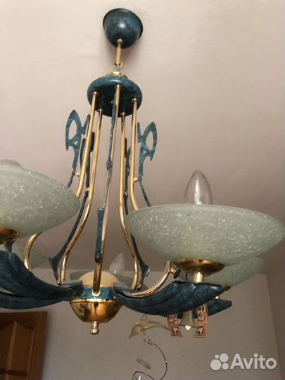 Люстра 5-х рожковая Италия