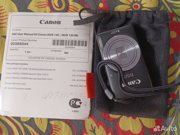 Камера canon ixus 135