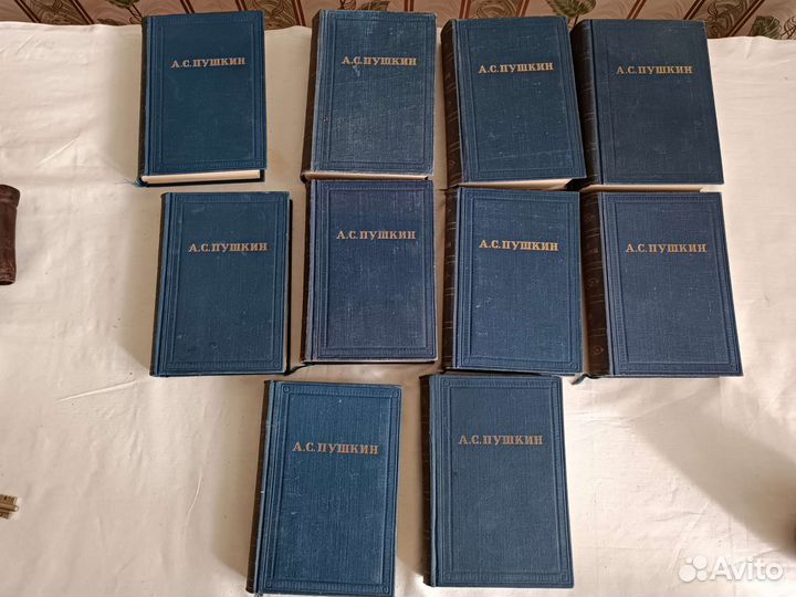 Книги А. С. Пушкин Собрание сочинений в 10 томах