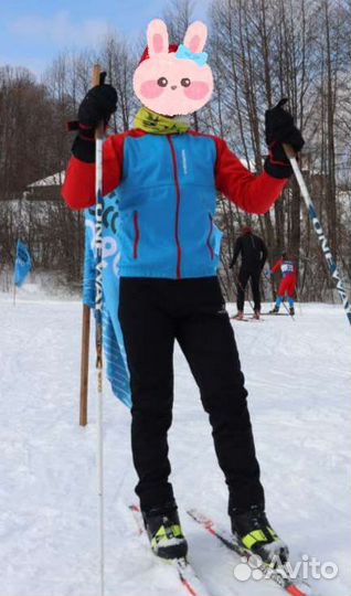 Лыжный разминочный костюм мужской Nordski