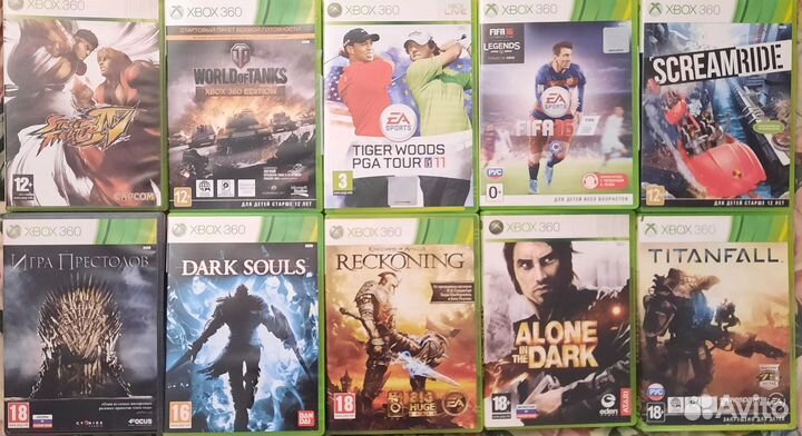 Диски на xbox 360