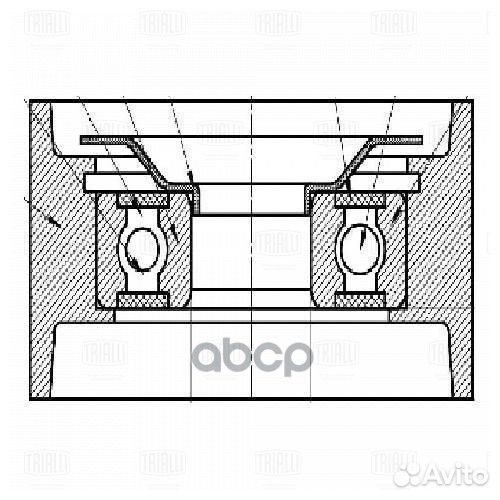 Ролик натяжителя CM5910 Trialli