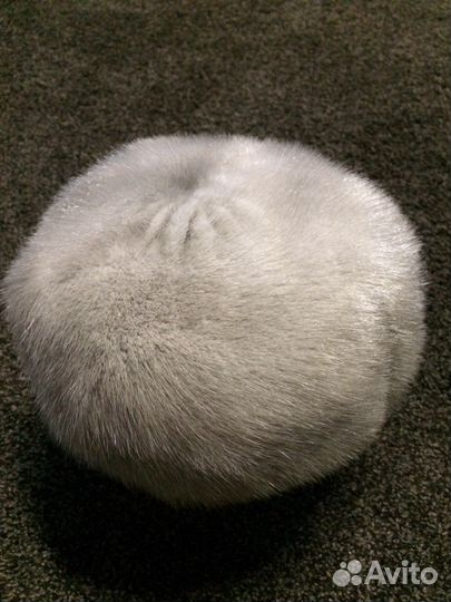 Норковый мягкий берет