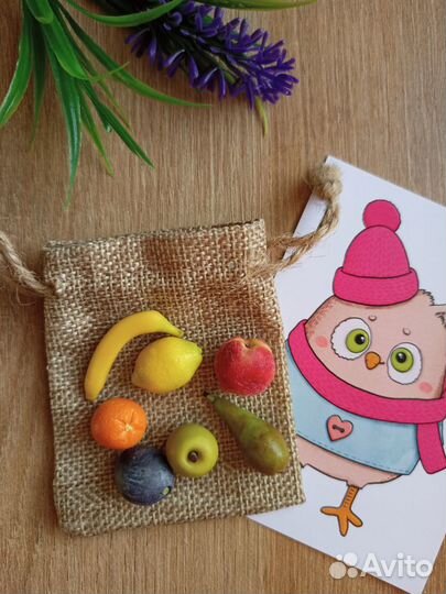 Овощи из полимерной глины