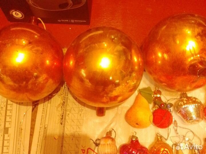 Елочные шары СССР