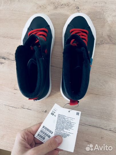 Кеды ботинки H&M демисезонные на мальчика 33