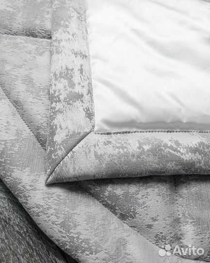 Покрывало Зарина Стальной на кровать