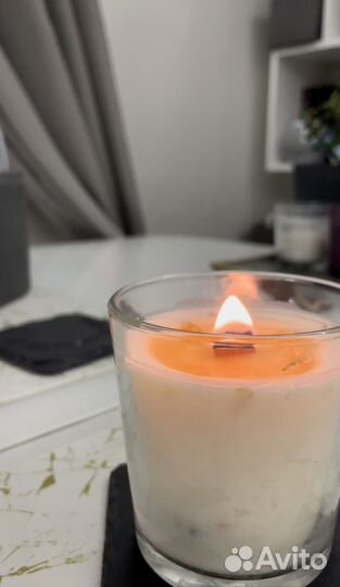 Ароматическая свеча ручной работы
